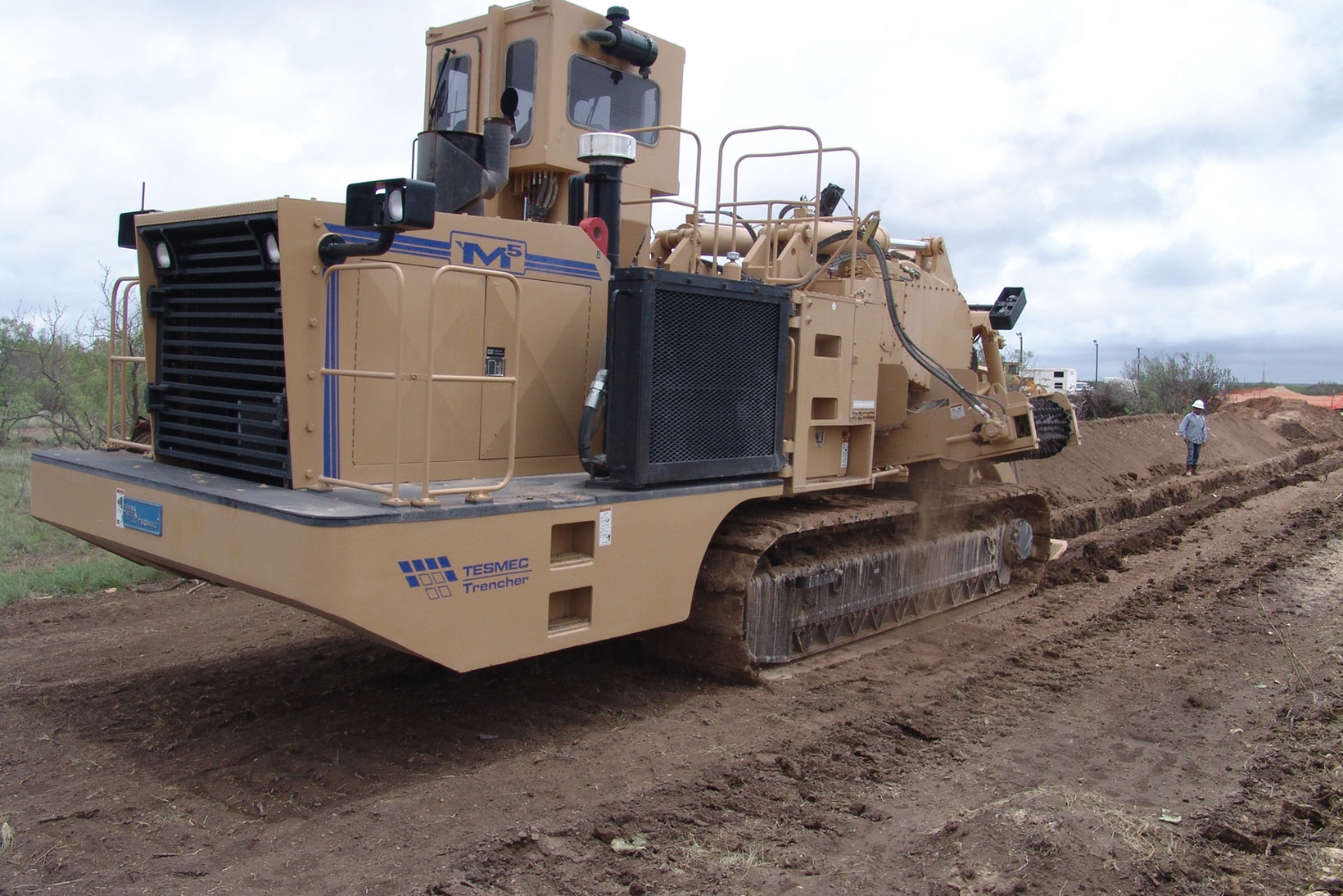 Tesmec M5 Chainsaw Trencher